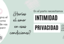 En el parto necesitamos intimidad y privacidad
